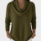 Eliza - Elegancki Sweter z Kołnierzem