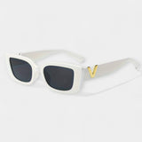 Retro kwadratowe okulary