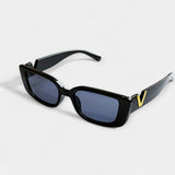 Retro kwadratowe okulary