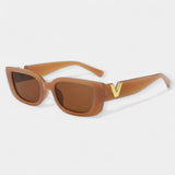 Retro kwadratowe okulary