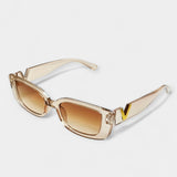 Retro kwadratowe okulary