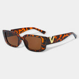 Retro kwadratowe okulary