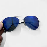 Retro okulary z lustrem