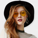 Retro okulary z lustrem