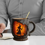 Artystyczny kubek 3D „Halloween – Czarownica”