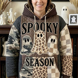 Hoodie z Duchami w Straszny Wzór