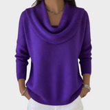 Eliza - Elegancki Sweter z Kołnierzem