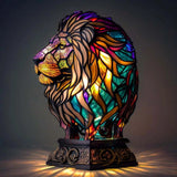 Olaf - Lampa witrażowa Magisk Lion