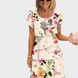 Camille – Elegancka, zwiewna sukienka z falbanami