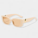 Retro kwadratowe okulary