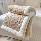 Sabina – Dwustronny Koc Fleece