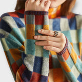 Erika - Sweter z patchworku
