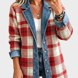 Hailey - Vintage Patchwork Denim Jacket