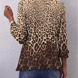 Abigail | Kurtka z falbanami w leopardzie